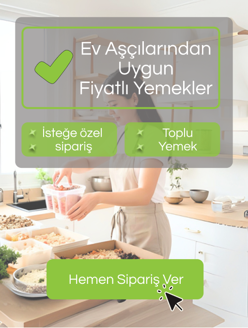 Evden yemek pişir